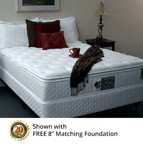 COMPLETE Flotation Sleep 3500 Pillow Top TUBE STYLE Mattress, Foundation, Frame, Heater and 10 Piece Drain Doctor Kit