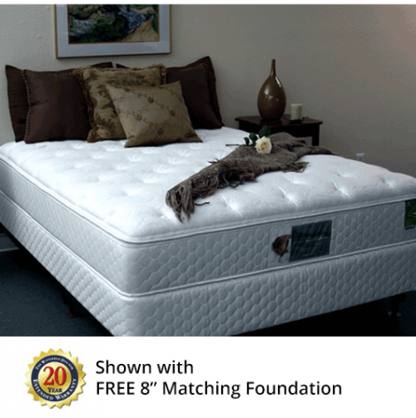 COMPLETE Flotation Sleep 8300 Non Pillow Top Mattress, Frame, Heater, and 10 Piece Drain Doctor Kit